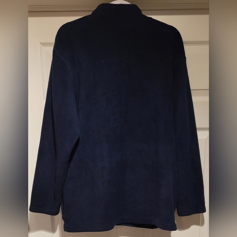 Vintage NFL for Her St. Louis Rams Navy Blue Long Sleeve Fleece Quarter 1/4 Zip - Picture 5 of 11